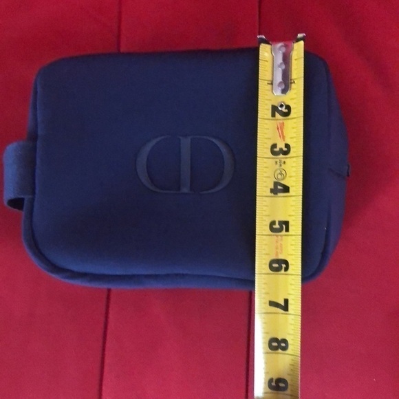 DIOR Men's Toiletry Pouch Navy Blue Authentic Savage - Picture 14 of 15